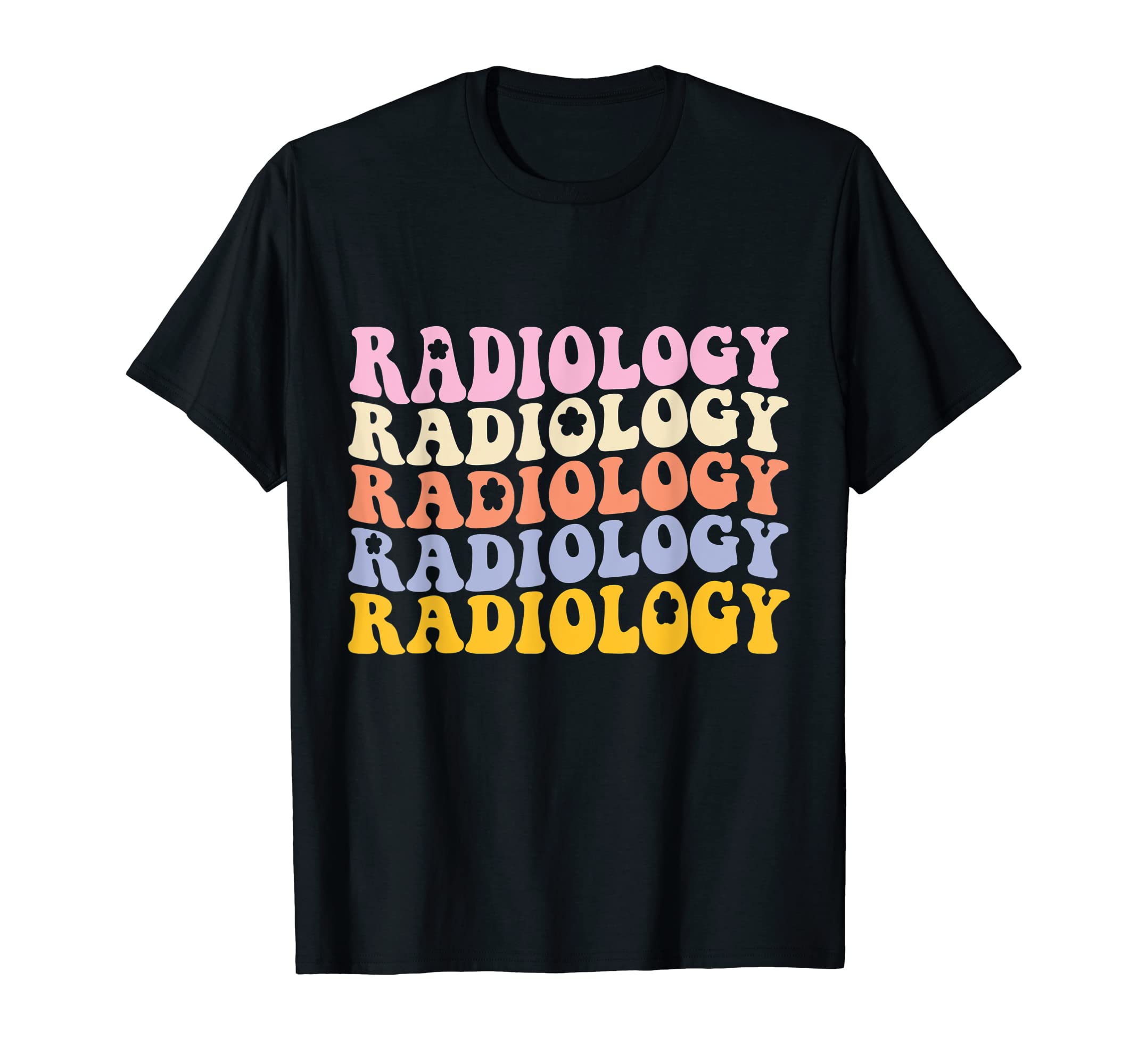 Cool Radiology Technologist X-Ray TechRadiology Technologist Groovy Boho, Rad Tech T-Shirt