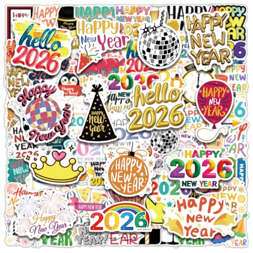 Happy New Year Stickers
