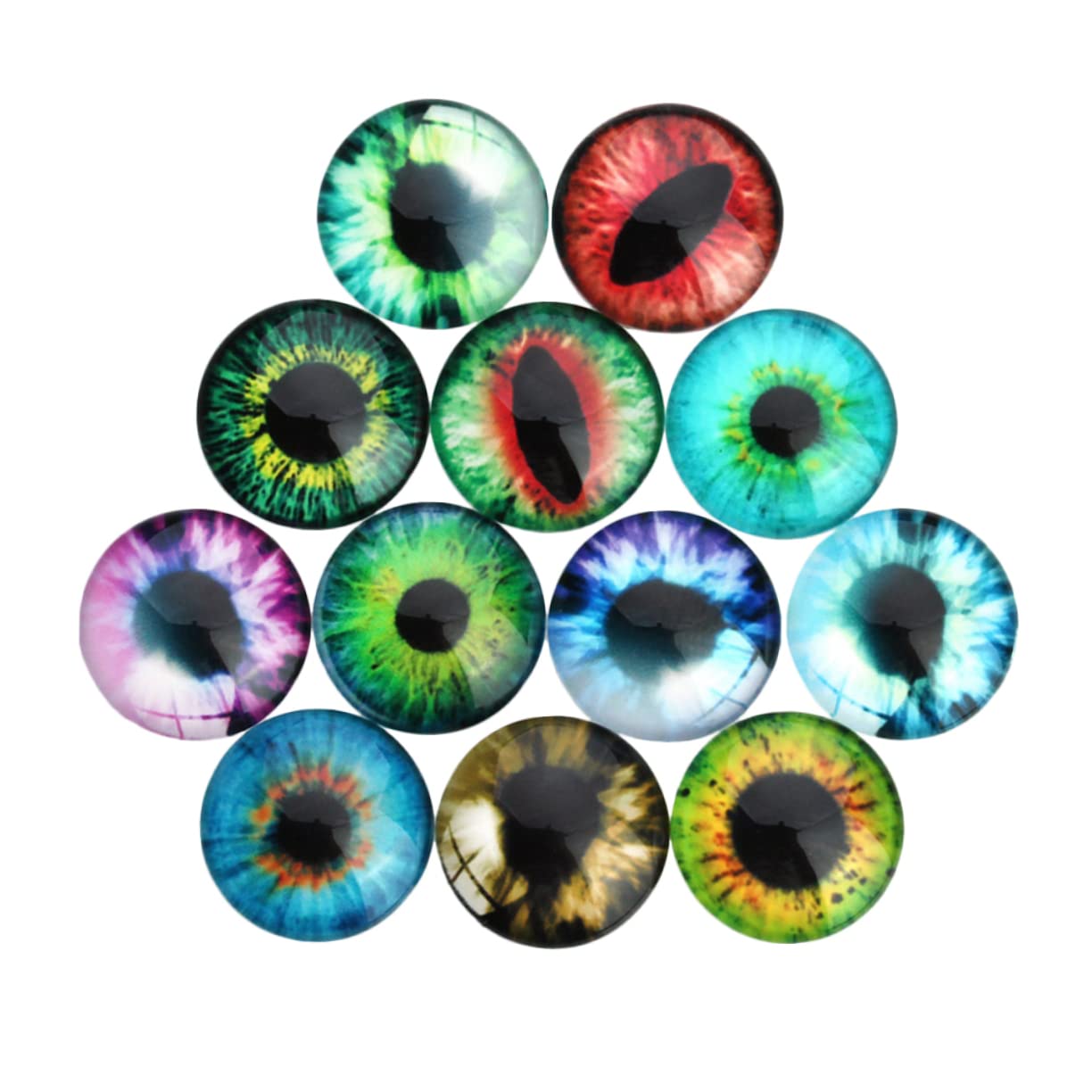 LALAFINA 100 Uds Ojos Falsos DIY Pegatina Ojos DIY Ojos De Animales Falsos DIY Para Muñeca Ojos Ojos De Simulación