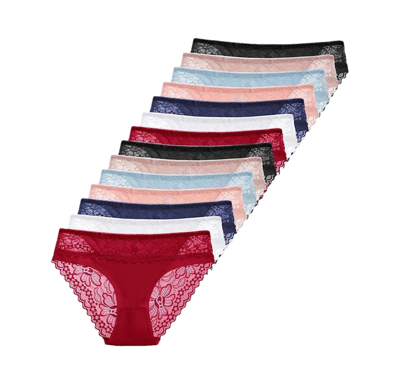 Panties For Women 14 Pieces Womens Underwear Soft Lace Panties