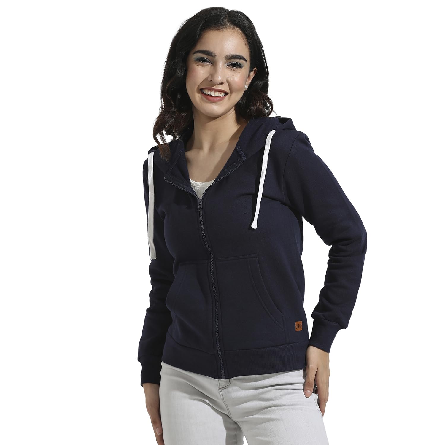 Women Cotton Regular Fit Hooded Sweatshirt-image-19
