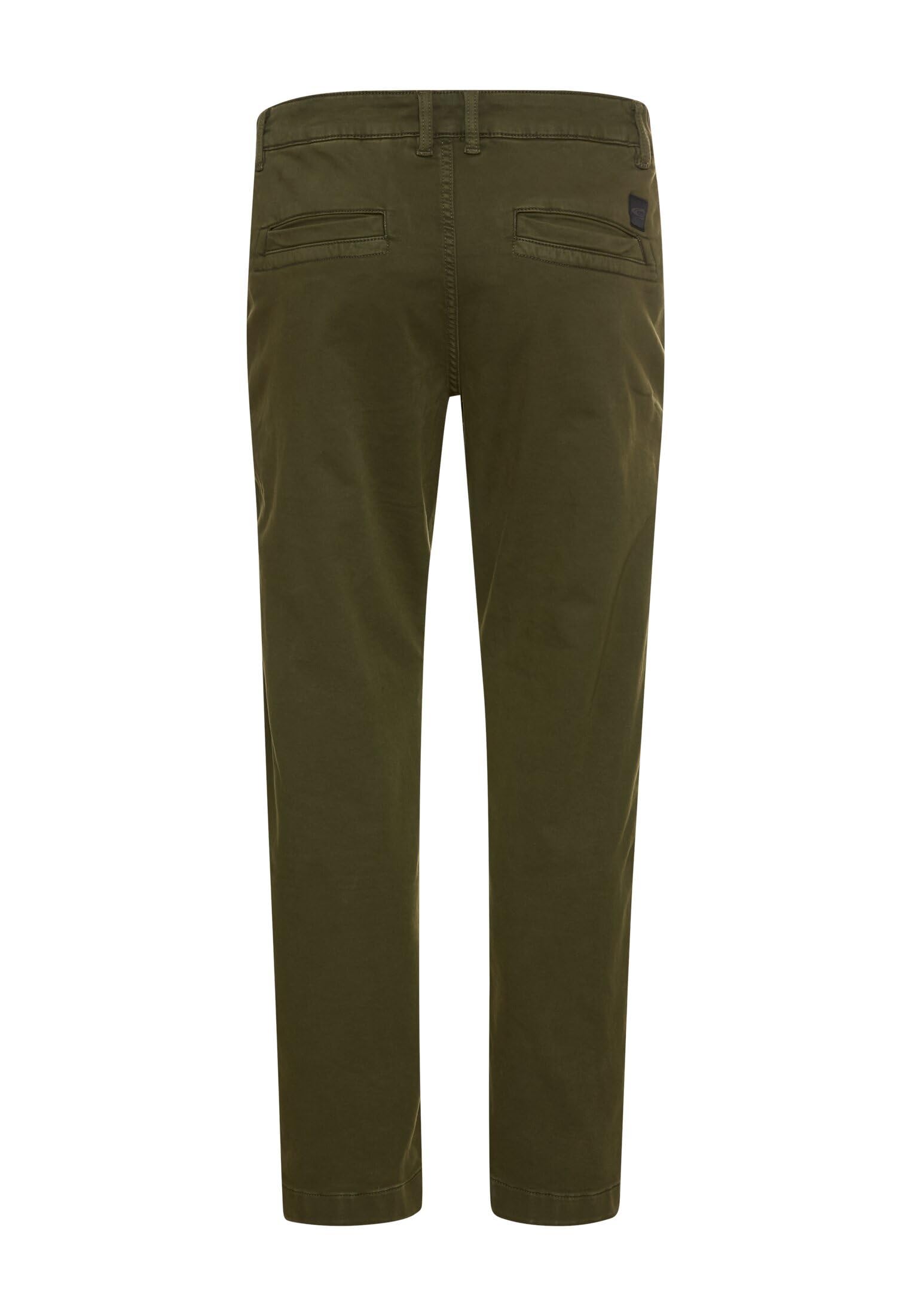 camel active Herren fleXXXactive® Chino Regular Fit aus Baumwollmix Waldgrün – Bild 7