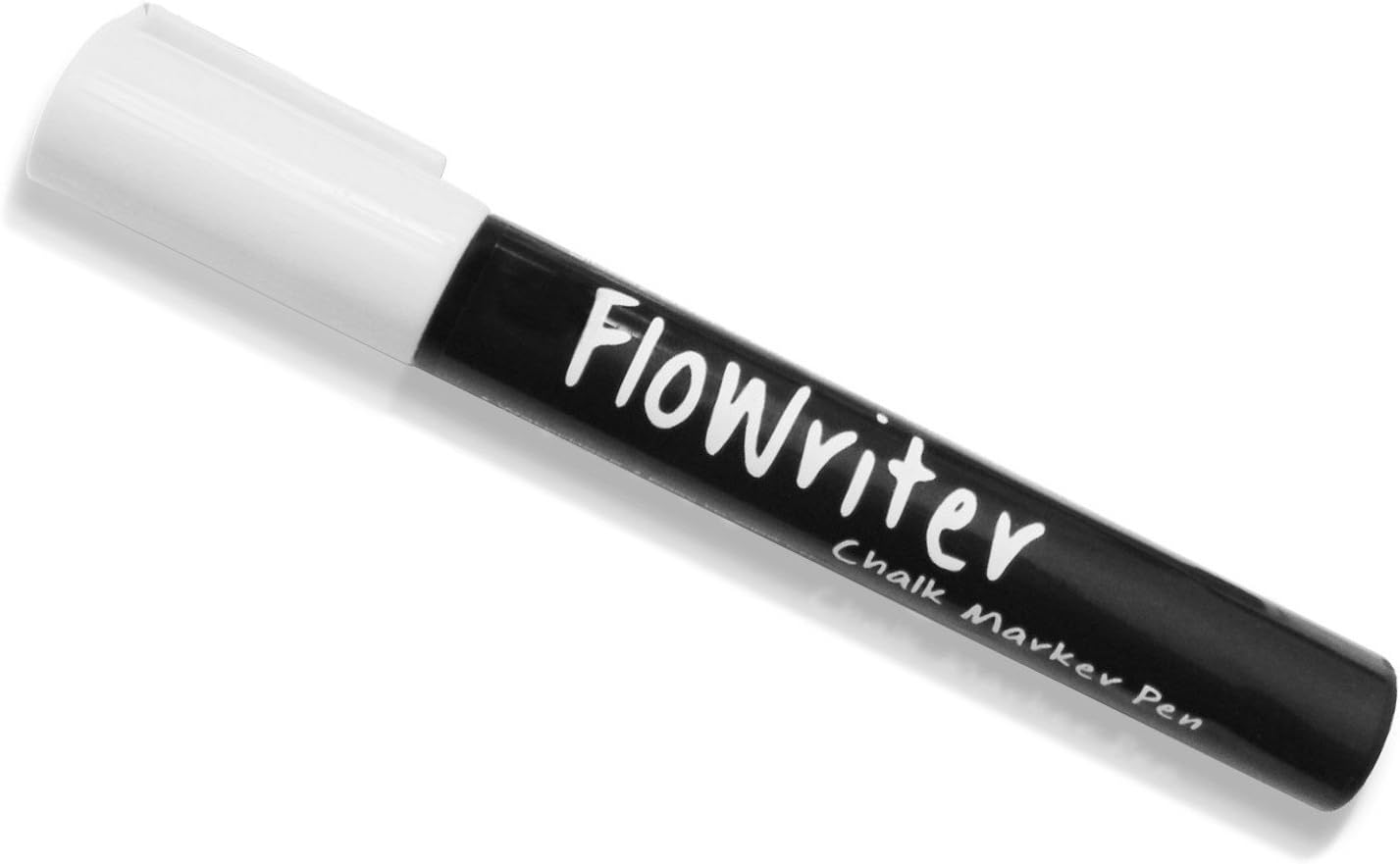 1 x White Liquid Chalk Marker Pen (6mm Chisel/5mm Bullet Tip)
