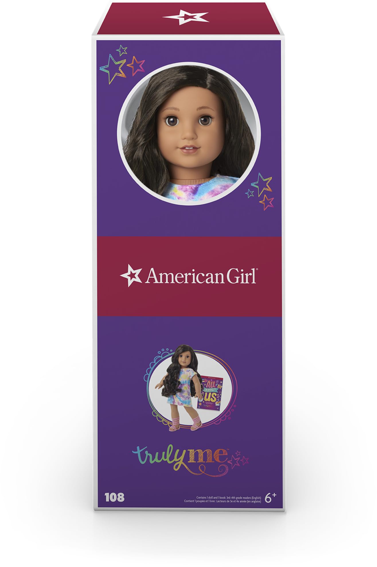 Aerican Girl, Truly E 18-inch Doll #131 With Brown Eyes, Straight - View #3