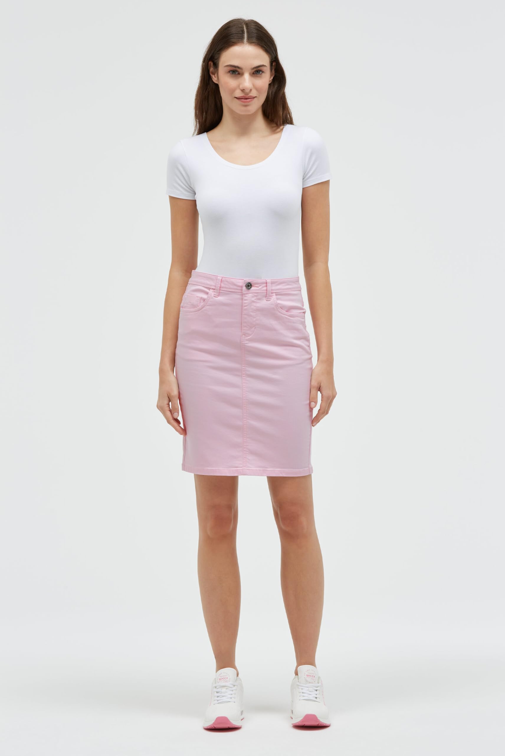 SOCCX Damen Jeansrock to:NY