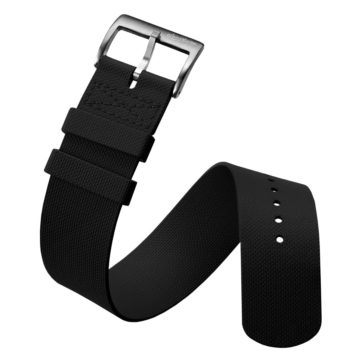 WatchGecko TidalPass British Military FKM Gummi-Uhrenarmband, wasserdicht, vielseitig und stilvoll, 2 Arten tragbar