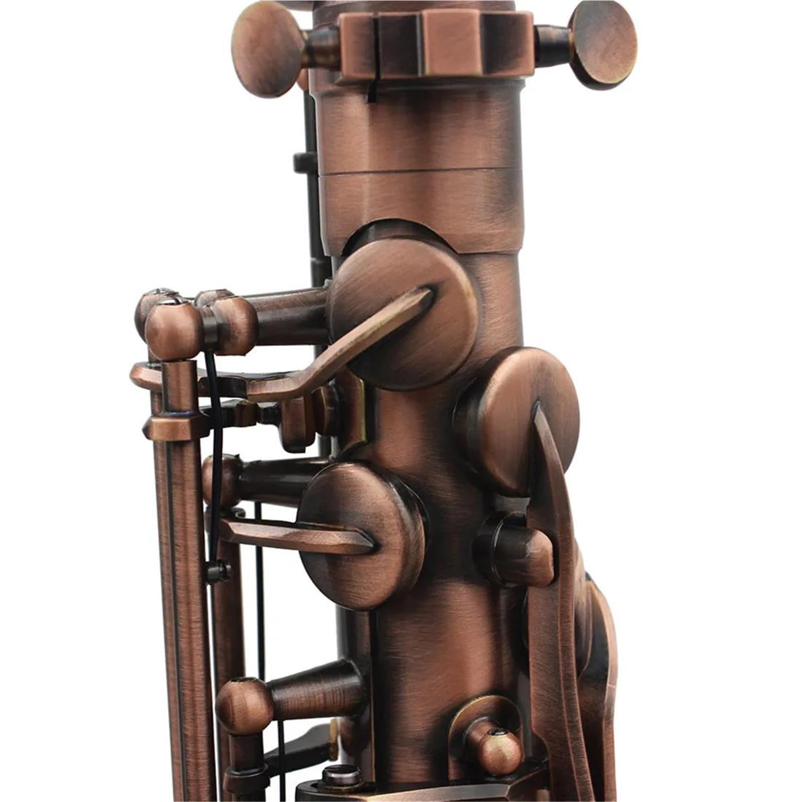 Saksofon Profesjonalny Zestaw Saksofonu Altowego Eb Z Miedzianym Korpusem I Futerałem Profesjonalne Akcesoria Do Instrumentów Dętych Drewnianych(Copper)