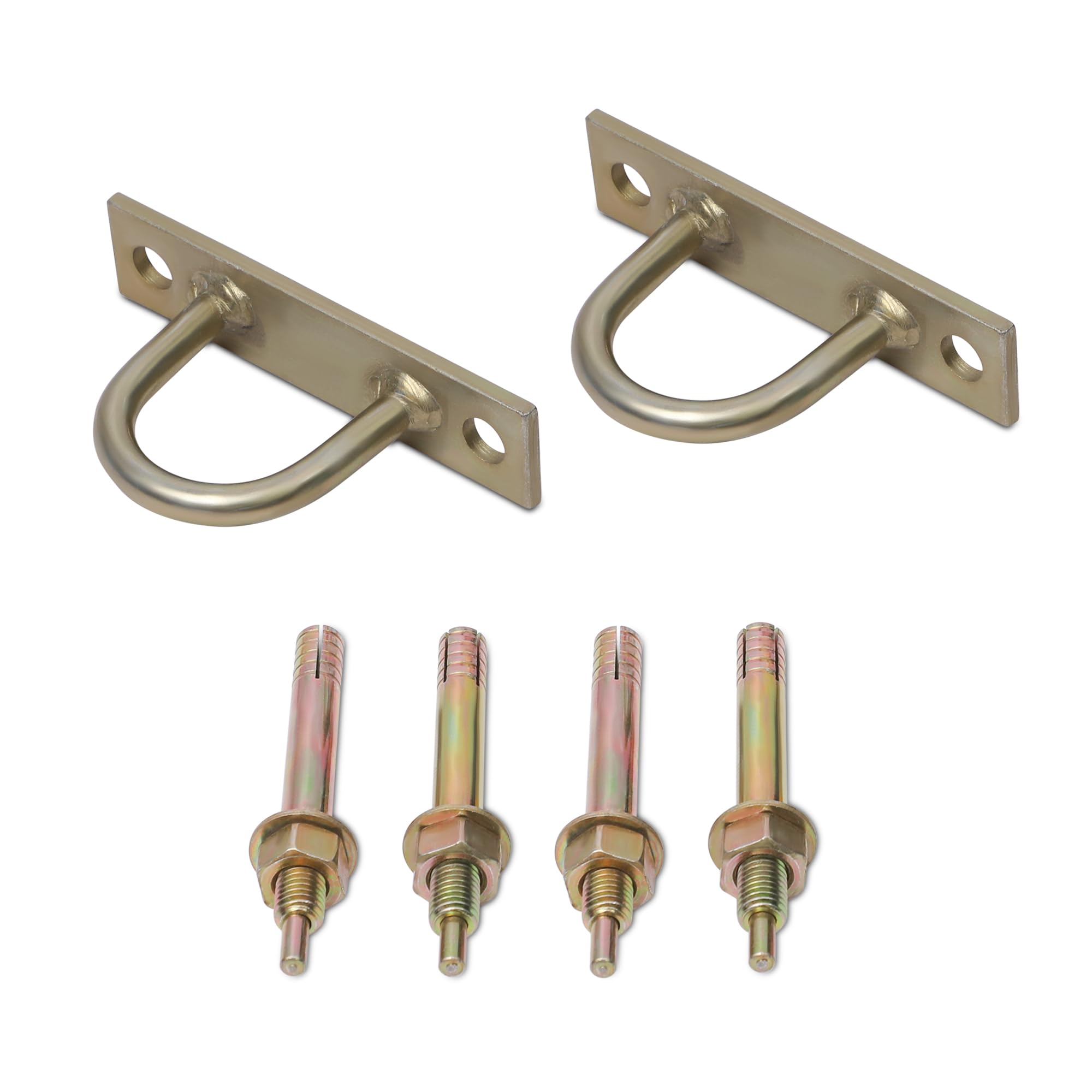 MeFree Iyengar Yoga Wall Ropes Hooks | Set of 2 | Heavy-Duty Wall Anchors for Yoga Ropes, Slings & Belts | Secure Installation for Stability & Advanced Poses 1