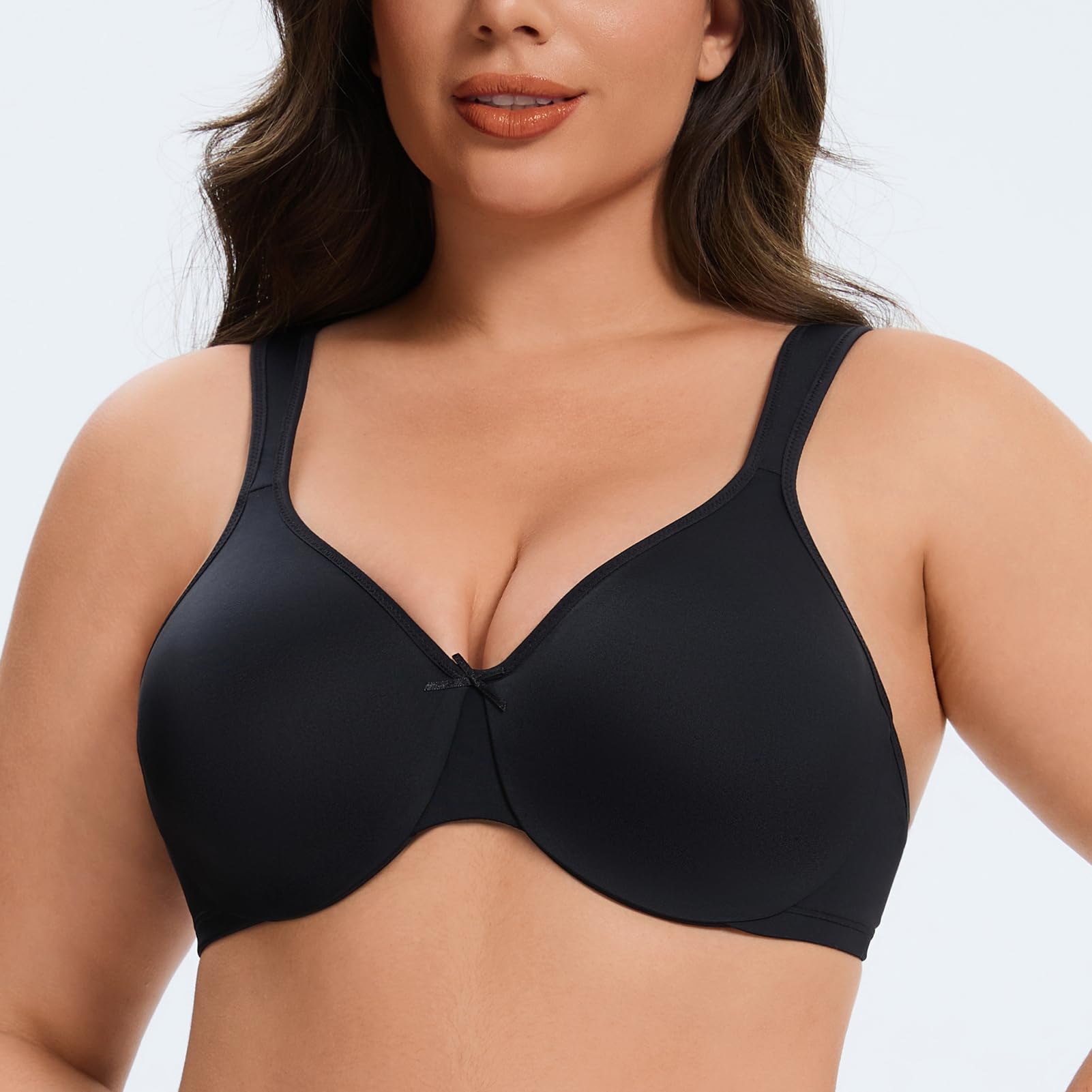 MELENECA Soutien-Gorge Minimiseur à Armatures, Grande Taille, sans Couture, Non rembourré, pour Femme
