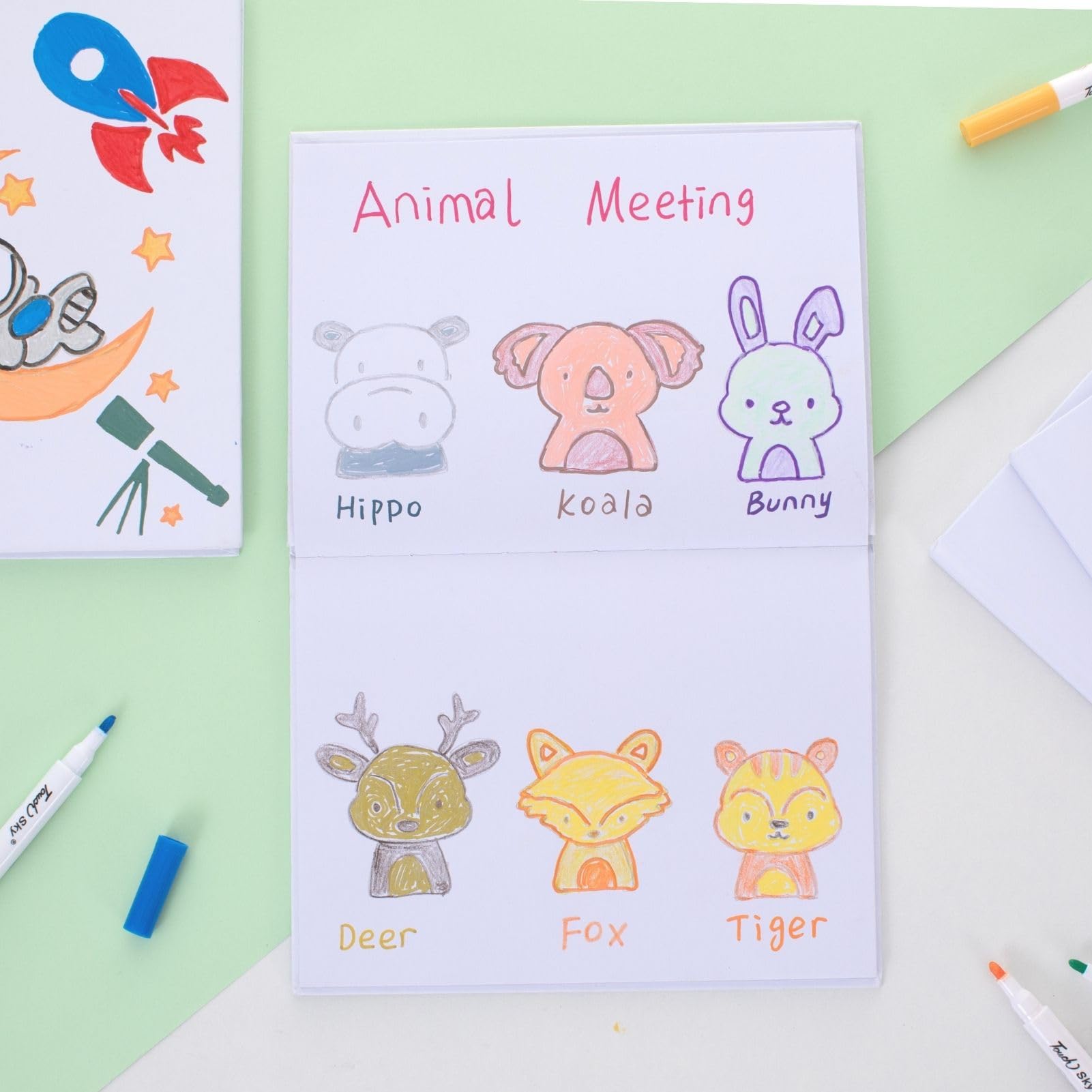 Paquete de 6 libros de tapa dura en blanco para que los niños escriban historias de 6 x 8 pulgadas, libros en blanco de tapa dura, cuaderno de bocetos, página en blanco sin forro para hacer tu propio