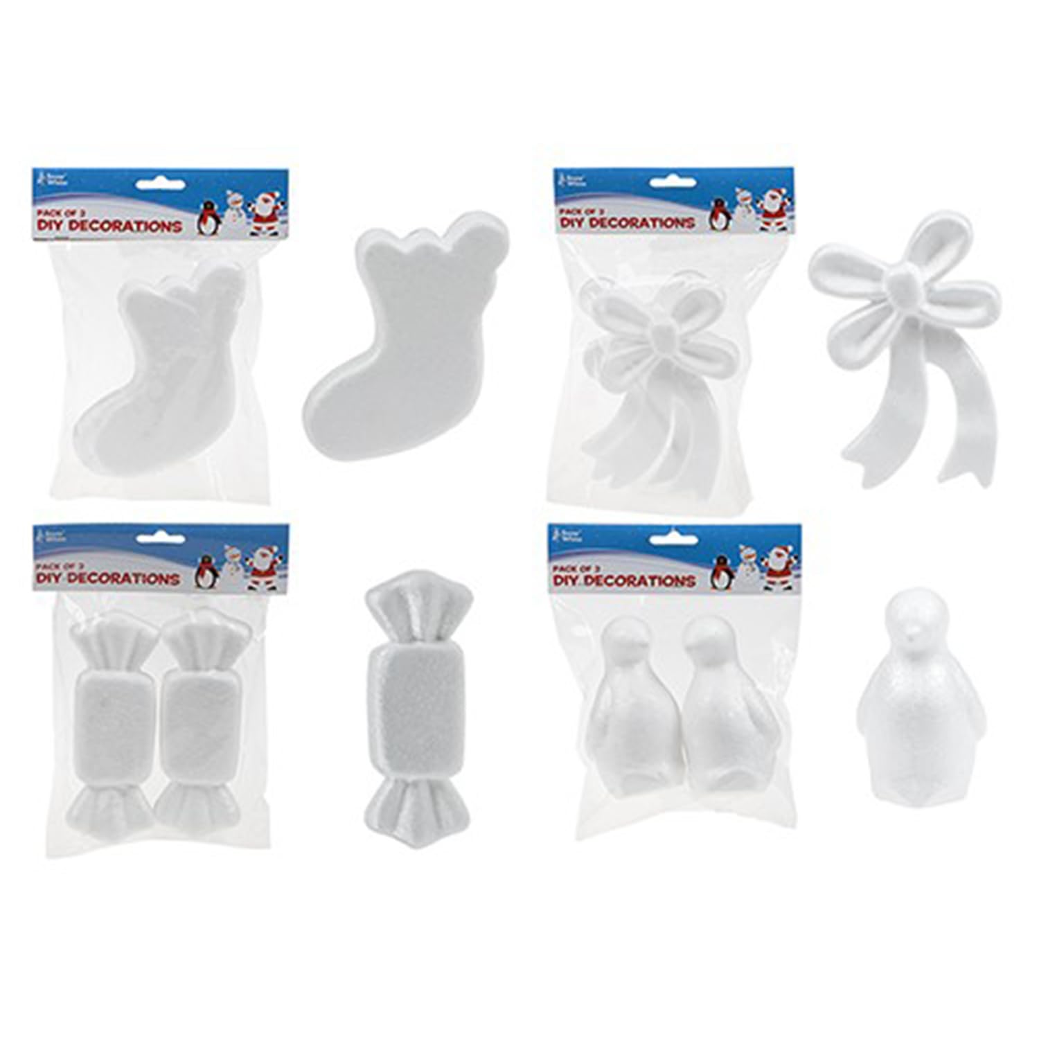 Poundfun Decorate Your Own Christmas Stockings