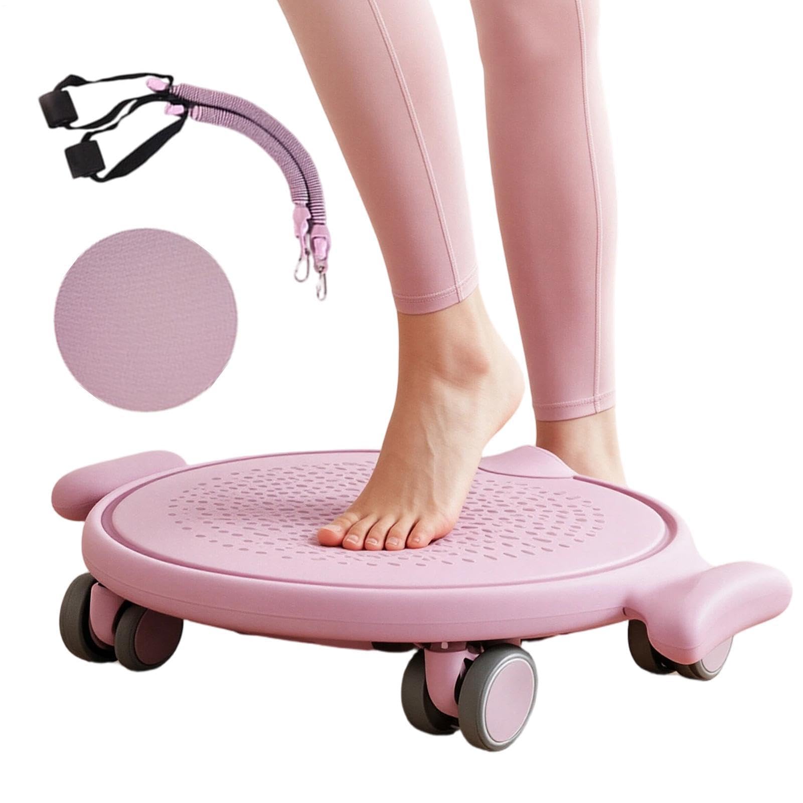 Pilates-Gleitscheiben Leise Core-Training-Discs mit Rollen