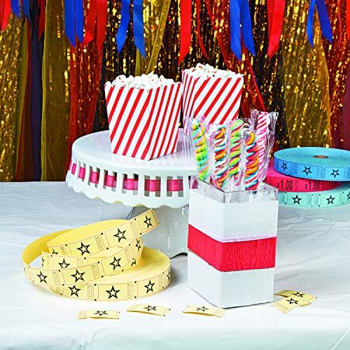 Paper Mini 4" Red and White Striped Popcorn Boxes 24 pc image 5