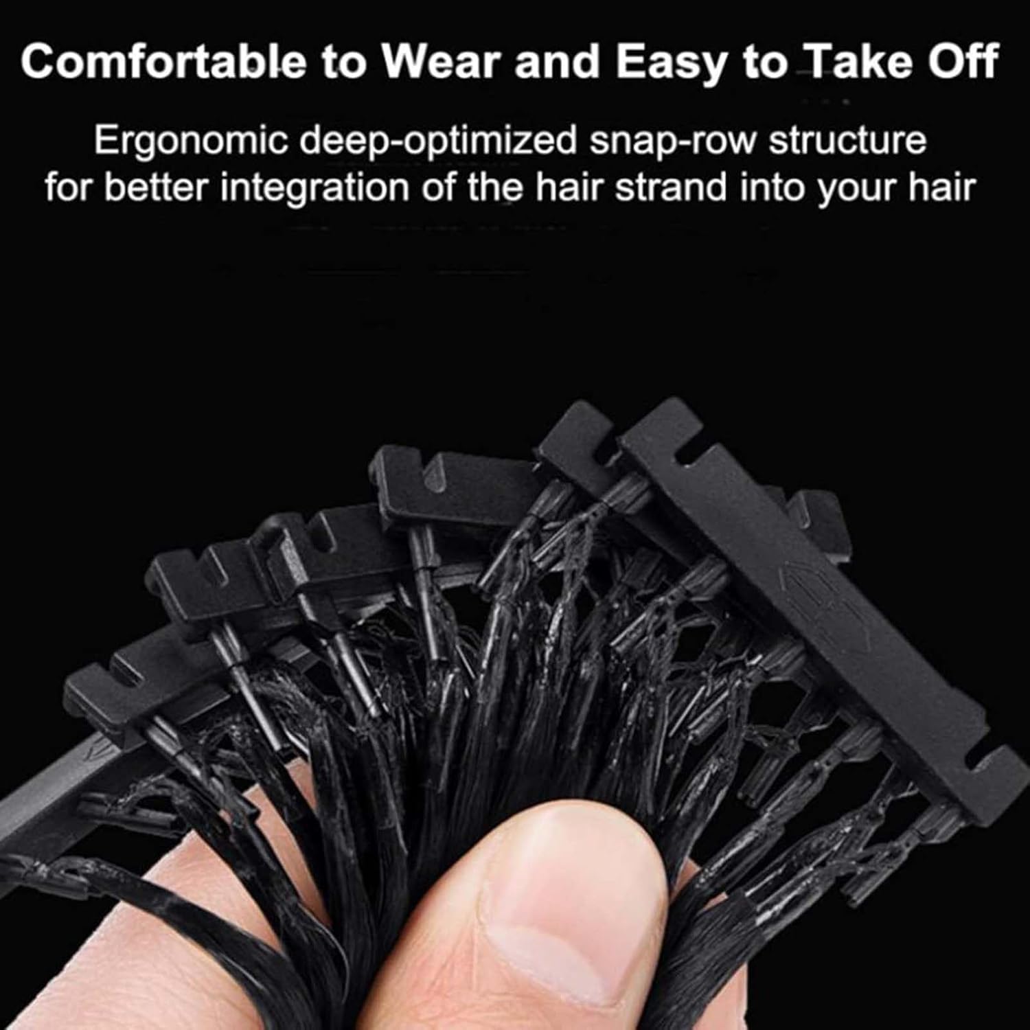 TYH Kit D'extensions De Cheveux 6D, Kits De Connecteurs Capillaires, Extension De Plumes Rapide Et sans Traces en 30 Minutes, Toucher Doux, Confortable, N'abîme Pas Les Cheveux