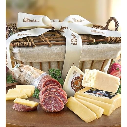 Elegant California Cheese Gift Basket