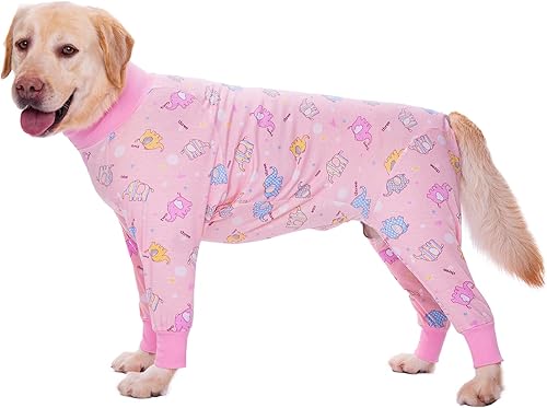 Miniatura 1 de Yeapeeto Traje de recuperación para perros después de una cirugía, suave y de manga larga para perro, alternativas de cono, evita lamer mamelucos