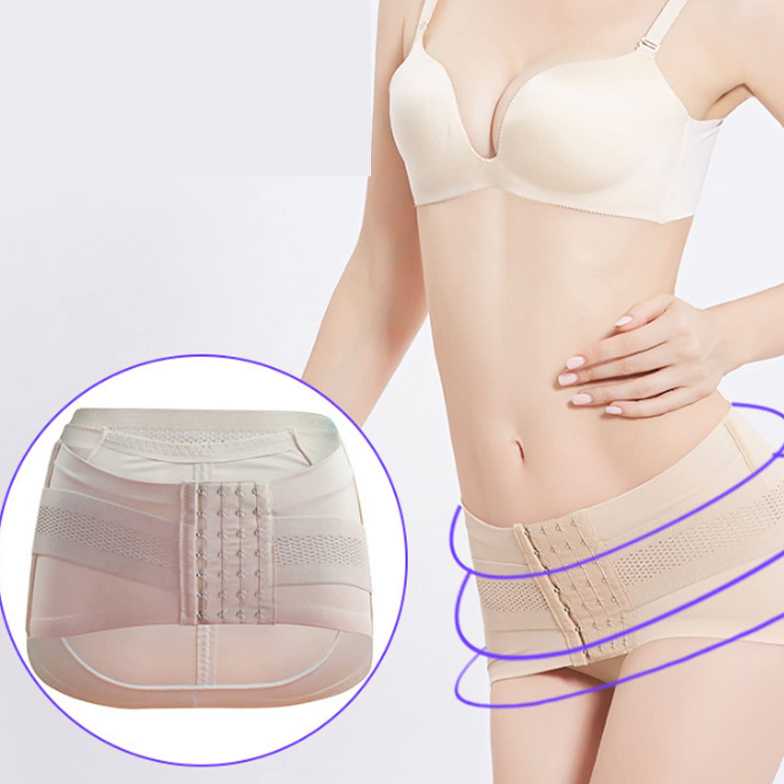 Pas do korekcji postawy miednicy pas podtrzymujący oddychający kobiety pas ciążowy pas miednicy Butt Lifter brzuch urządzenie do modelowania sylwetki pas