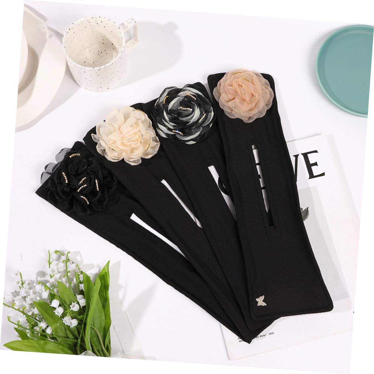 FOMIYES 12piezas Herramienta Para Hacer Moños De Flores Moldeador De Cabello Para Mujeres y Niñas Accesorio Decorativo Para Peinados y Deportes