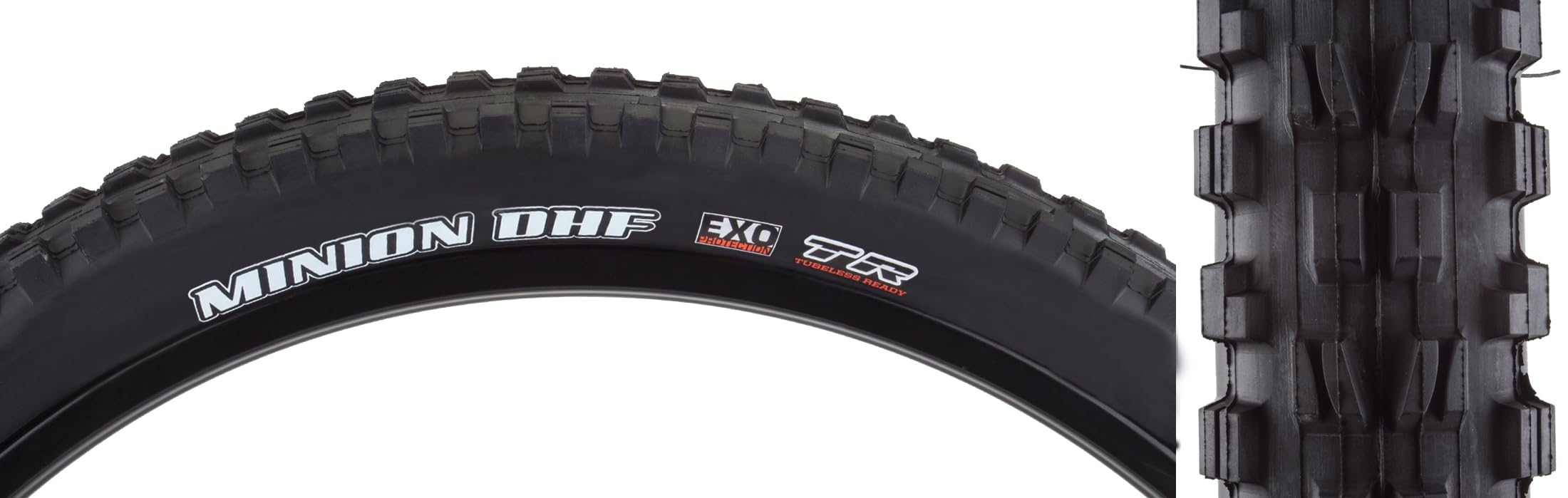 MaxxisMinion DHF Tire - 27.5 x 2.8, Tubeless, Folding, Black, Dual, EXO