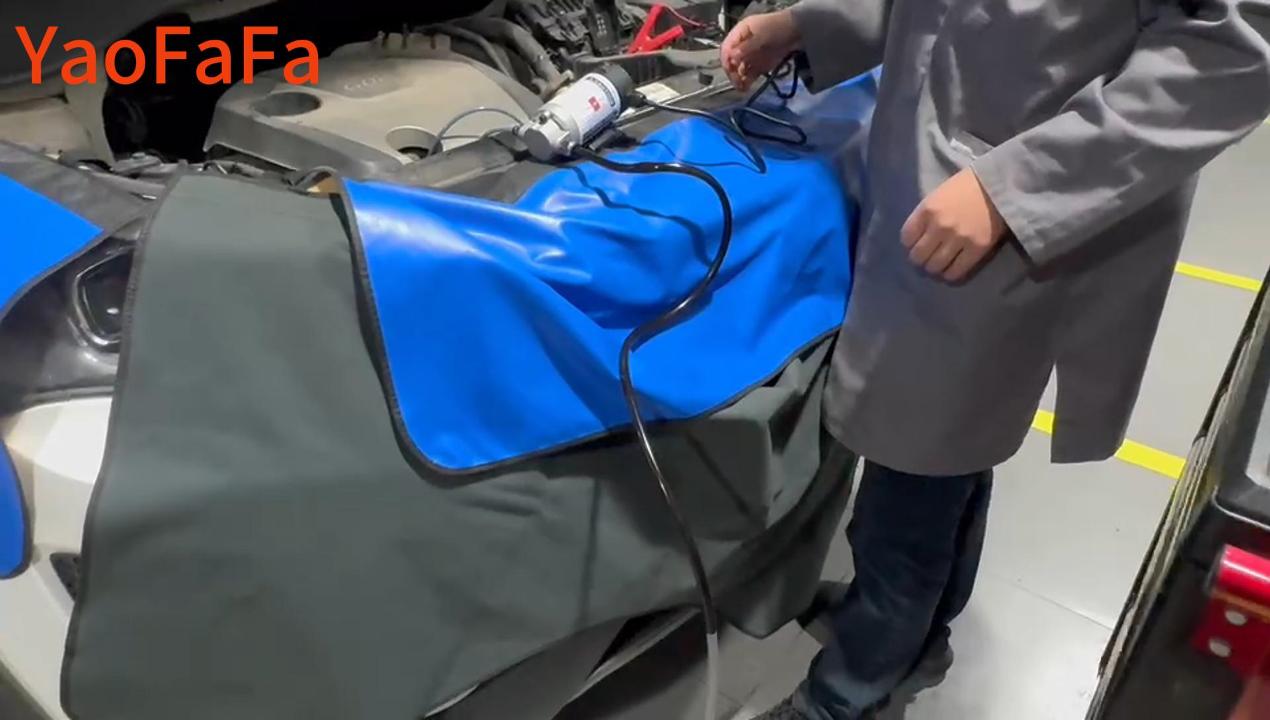 Pompa Aspirazione Olio YaoFaFa 12V 100W - Per Cambio Olio Motore A Basso Rumore - Foto 4