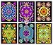 Triangle, Octagon, Square, Circle, Pentagon, Hexagon - 6 Fuzzy Velvet Coloring Posters