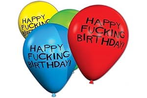 X-Rated Birthday Balloons Flash Cards for Naughty Card Games