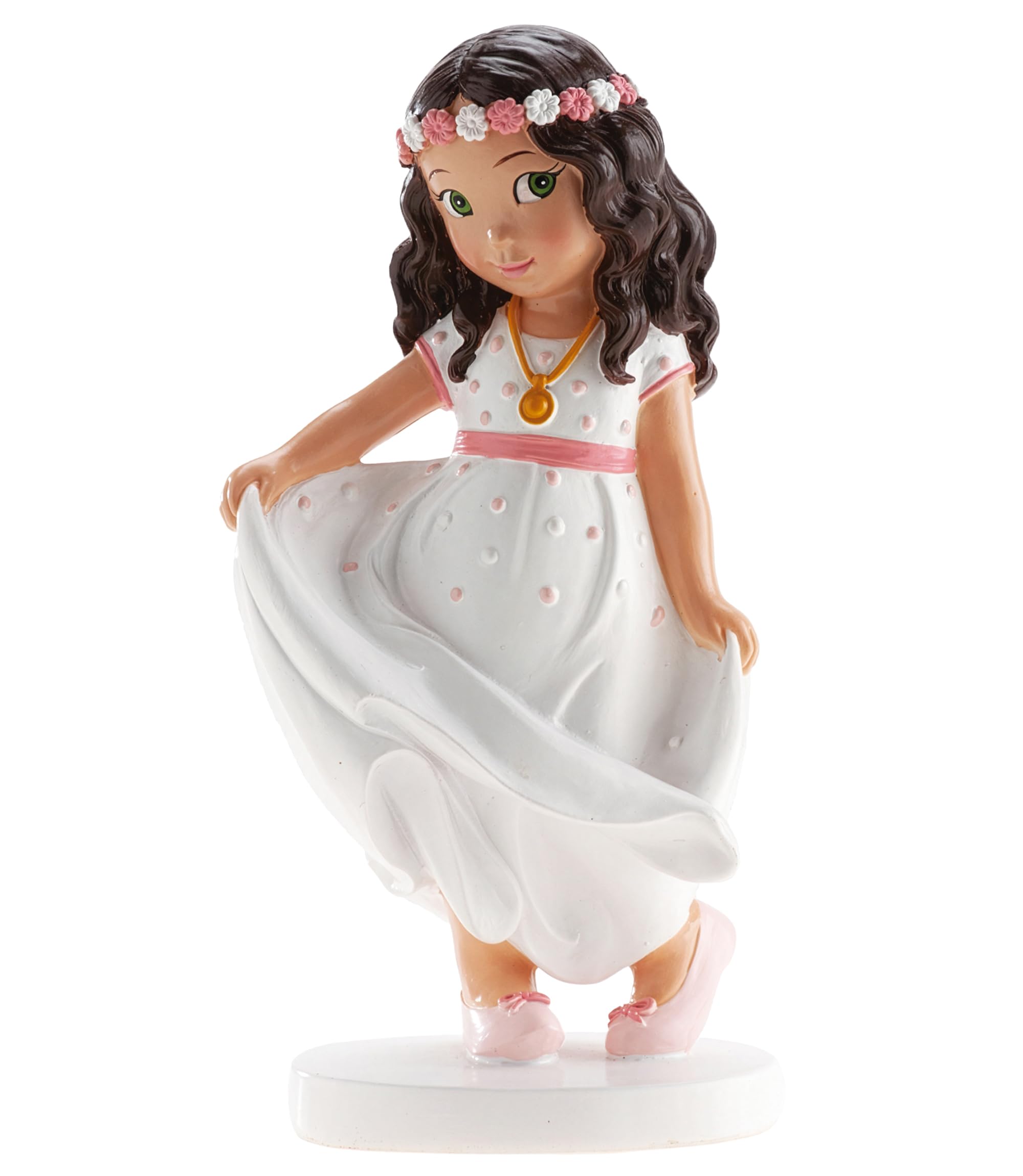 dekora - Figura Decorativa para Primera Comunión - Niña con Catecismo - Elaborada en Resina - Adorno para Tartas - 13 Centímetros de Alto - Diseño Original y Detallado - Apto para Contacto Alimentario — view 13