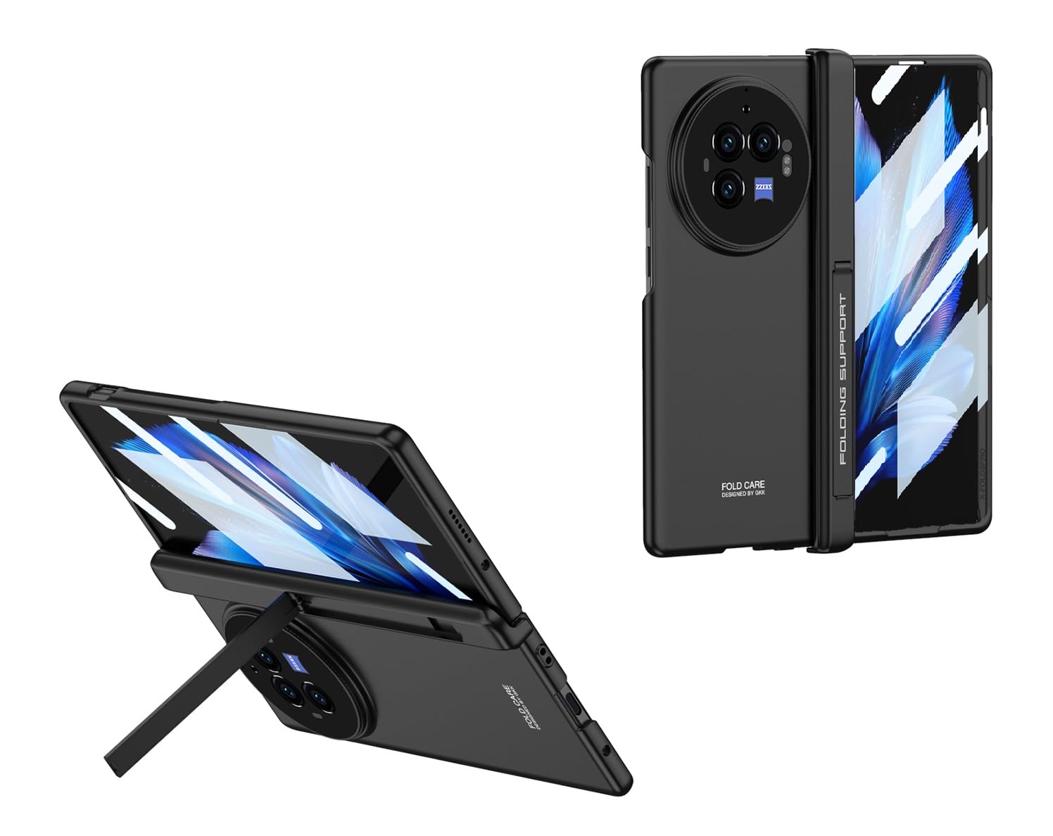 Midkart Hinge Protection Magnetic Cover Compatible with Vivo X Fold 3 Pro Release 2024 with Front Glass Case Hidden Kickstand Hard PC 360-degree Protection, Black (B0DFH4XTPD) Amazon Price History, Amazon Price Tracker