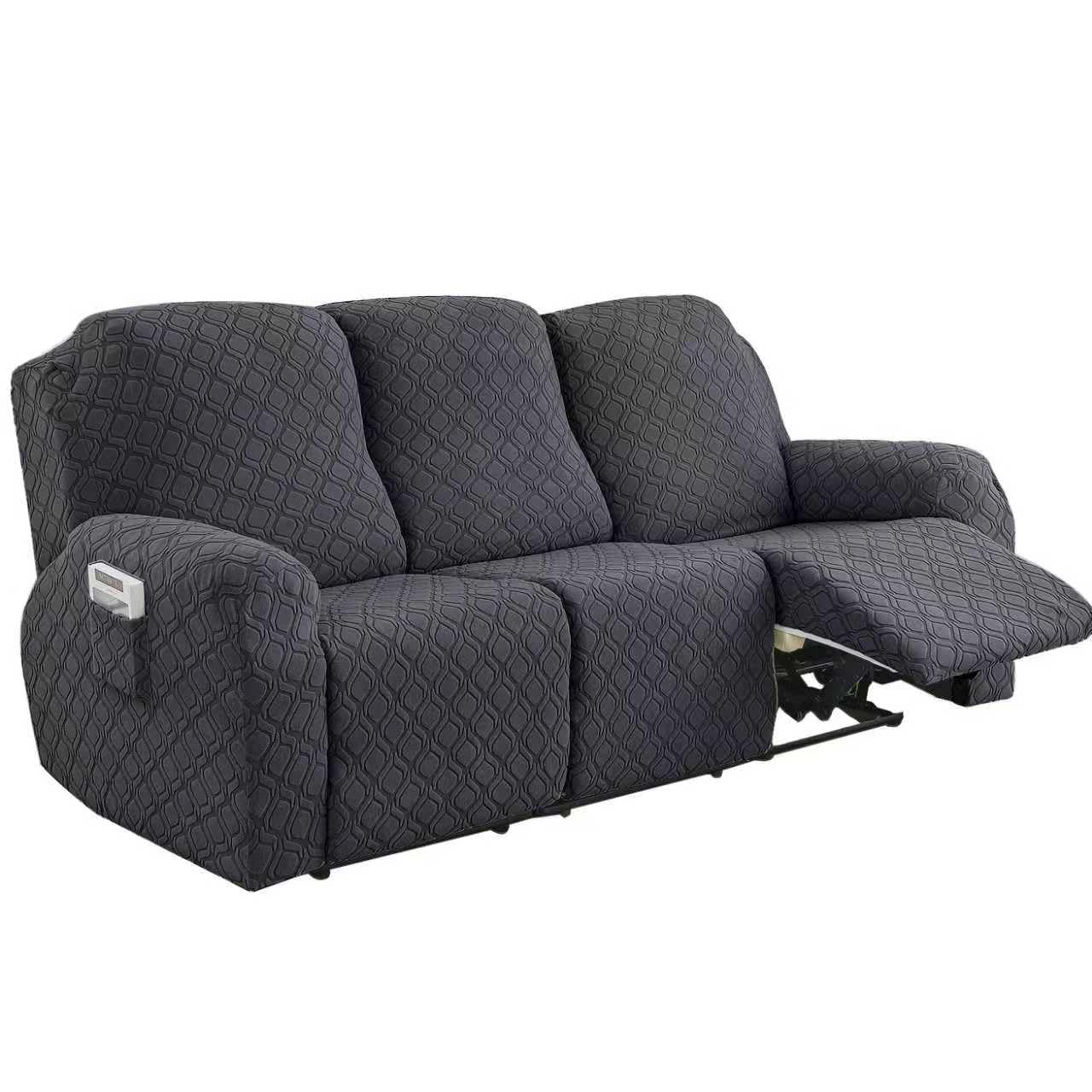 ATEK 3 Seater Recliner Chair Cover, Stretch Recliner Sofa Covers