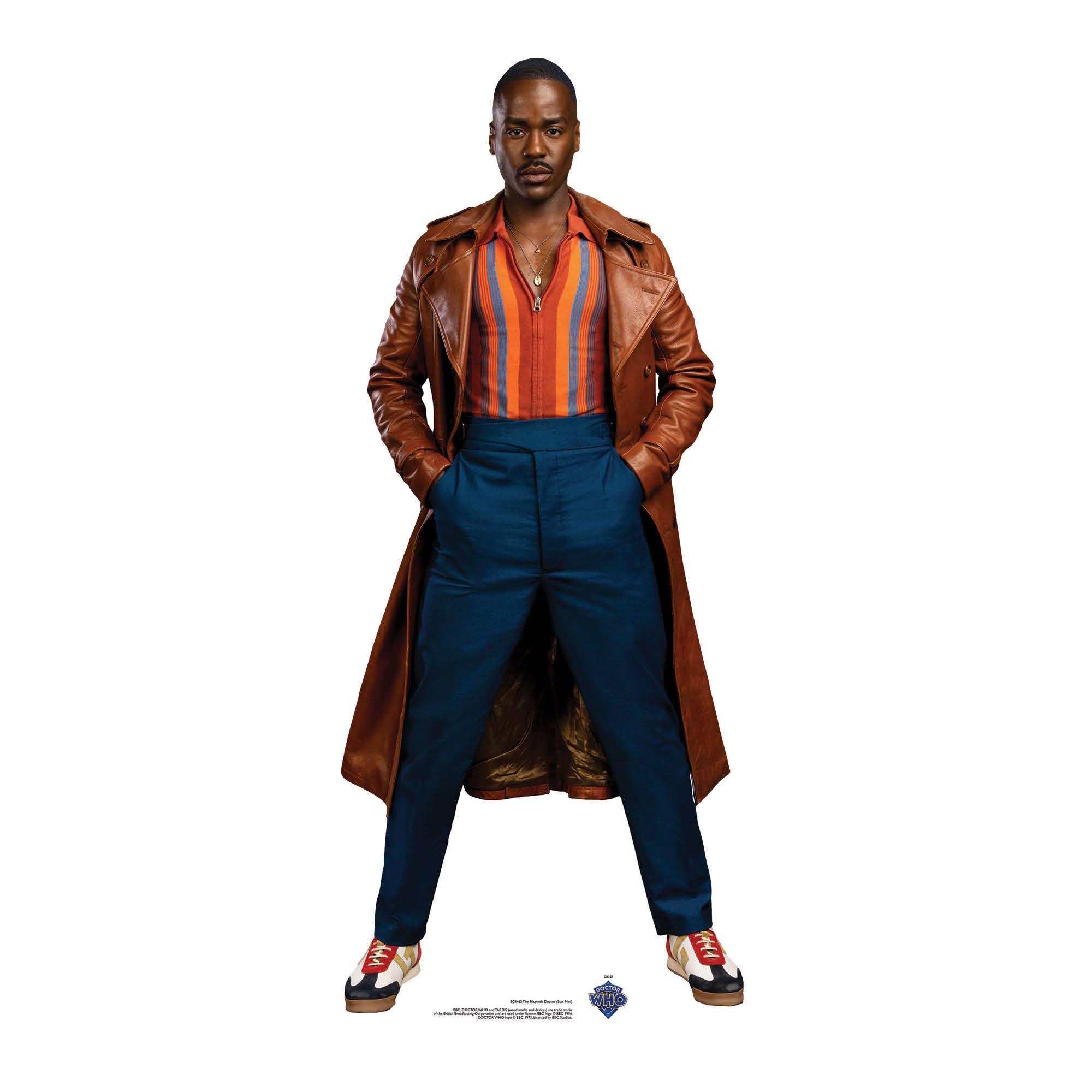 Star Cutouts Fifteenth Doctor Ncuti Gatwa Small Sc4462 Doctor Who Cardboard Cutout – Modern Doctor Gift For Fans & Collectors