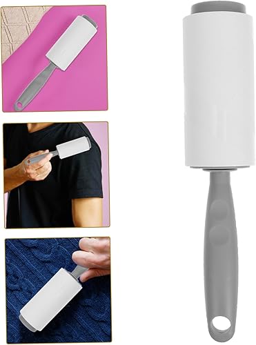 Miniatura 7 de EXCEART Rodillo adhesivo para pelusas  Rodillo de pelusa extra pegajoso para el pelo de mascotas, contenedor de almacenamiento para eliminar pelusas