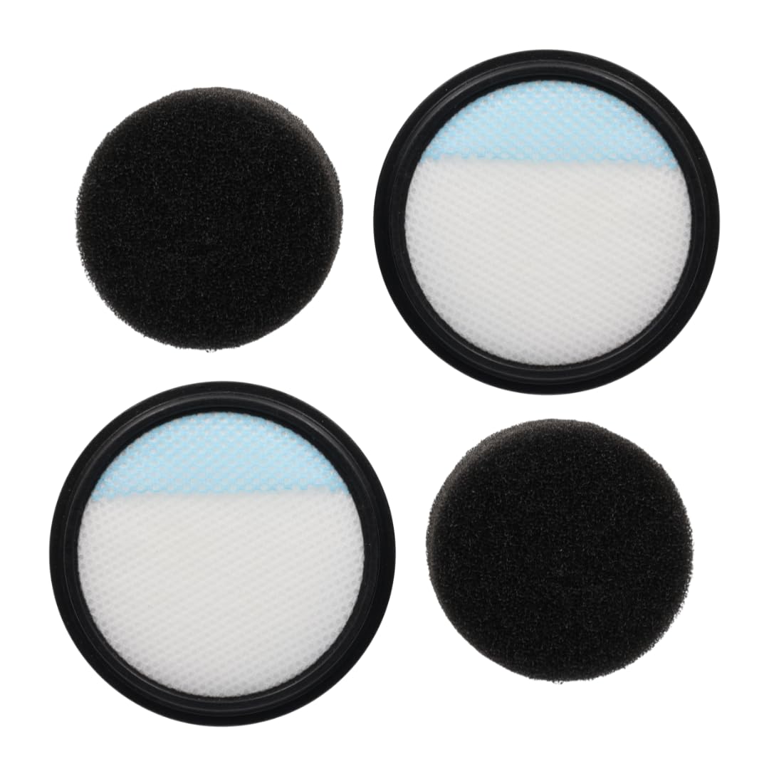 Replacement Pre-Motor and Sponge Filter Set (Finest-Filters) Compatible with Vax Blade Tiger 32V 24V and more | Pack of 2, 4 -piece value set | Washable replacement parts set