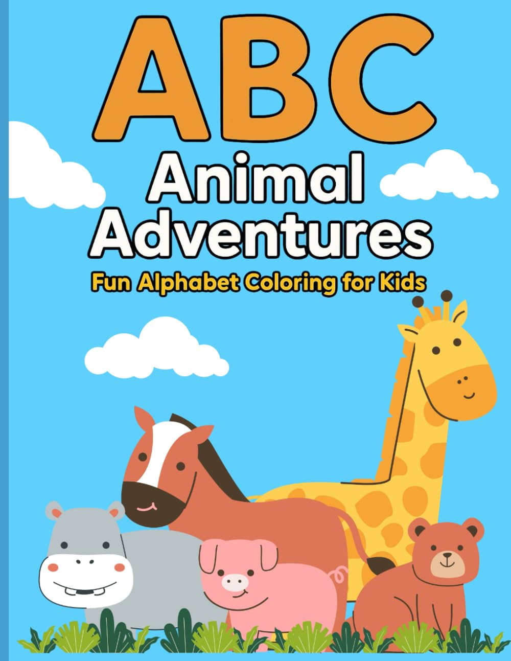 ABC Animal Adventures: Fun Alphabet Coloring for Kids