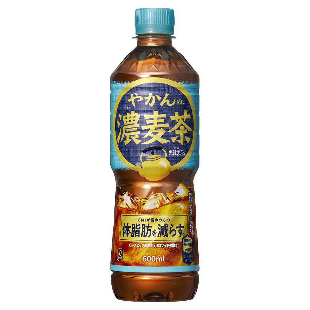 コカ・コーラ やかんの濃麦茶 from 爽健美茶 600mlPET ×24本