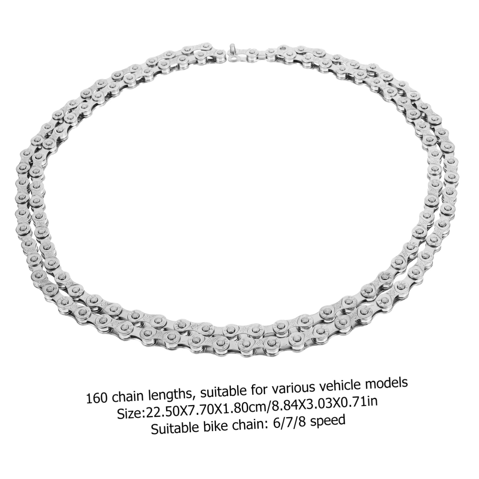 Unomor High Strength Bike Chain for Road Mountain Bikes 116 Links Easy Install Long-Lasting