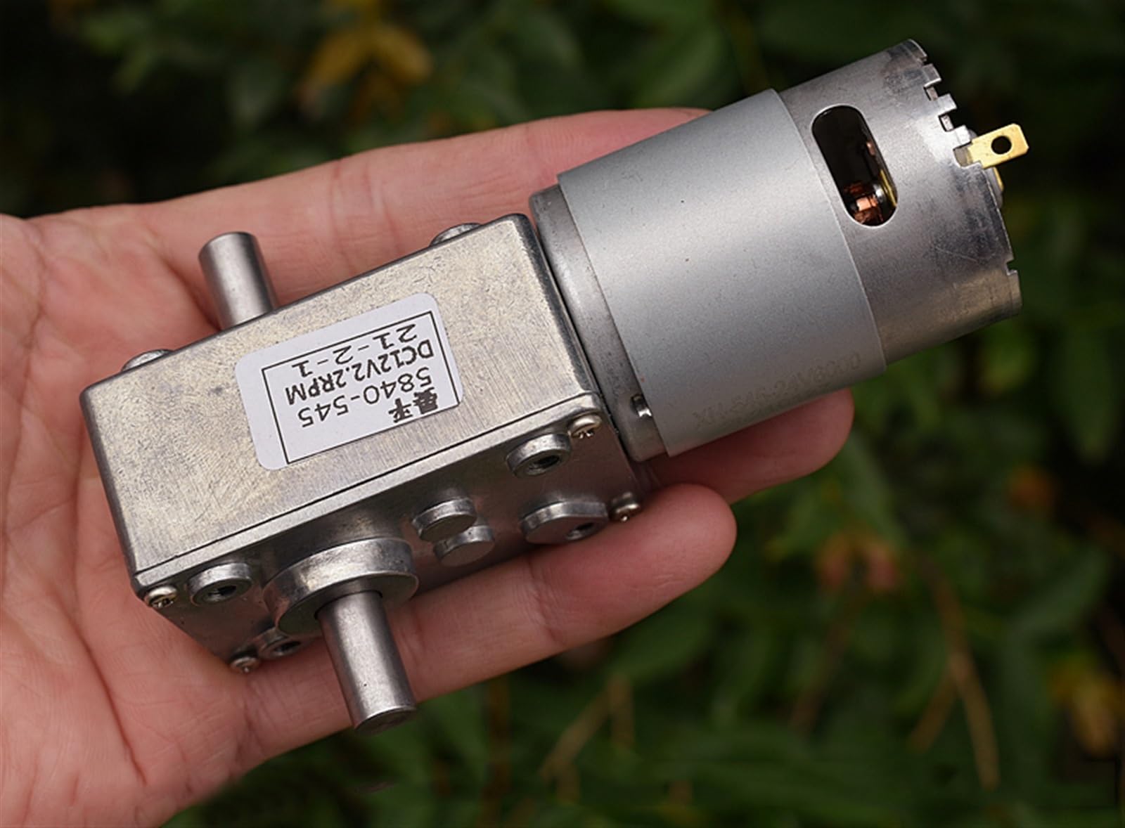 Motore Di Riduzione Dell'encoder, Motore A Ingranaggi A Vite Senza Fine Ad Albero Singolo Completamente In Metallo Ad Alta Durezza Per Elettrodomestici(10 Giri/min, DC12V - Foto 9