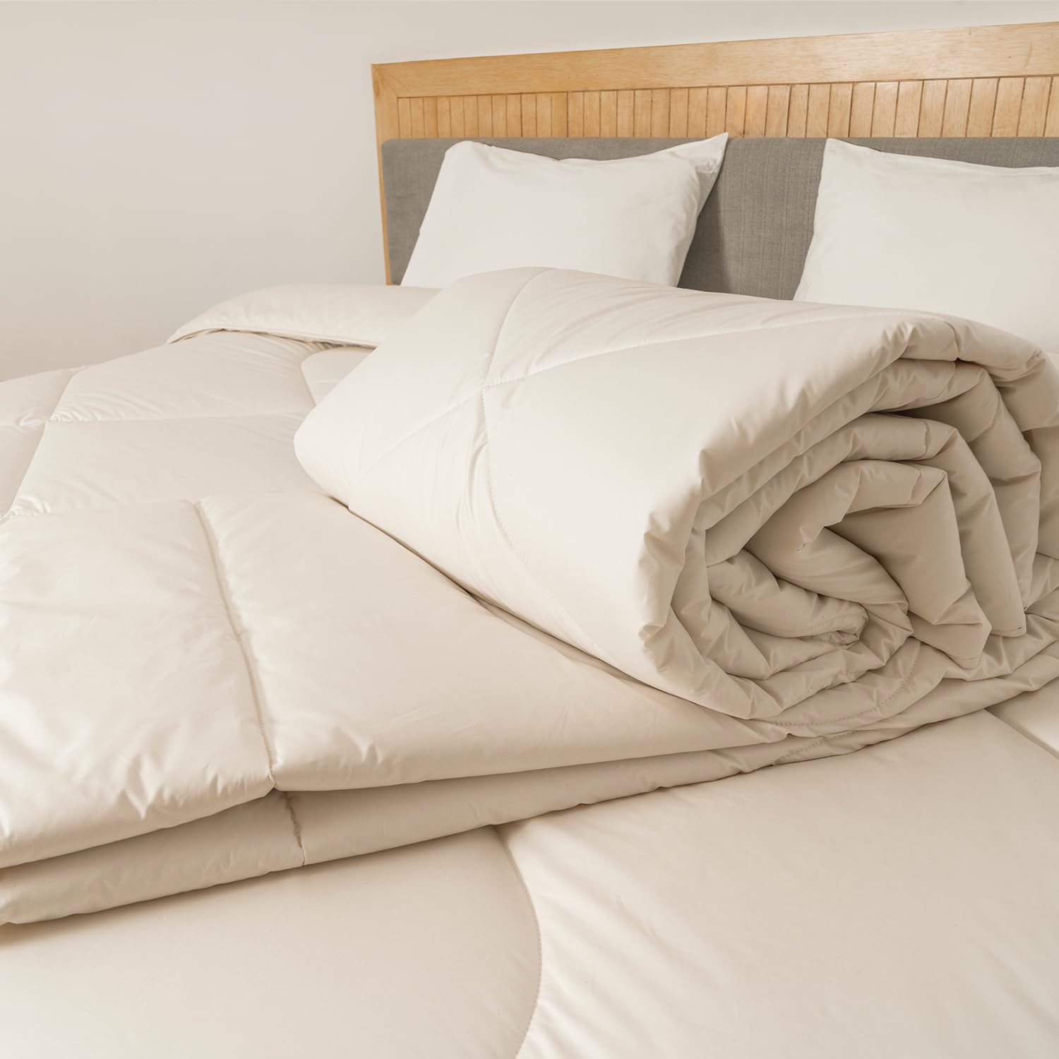 ALPALOVE Twin All-Season Warm Fine Alpaca Duvet - Premium Cotton Cover, 4,66 lb Filling, Ideal for Year-Round Comfort, Lightweight & Temperature-Regulating, 70 x 92 inches