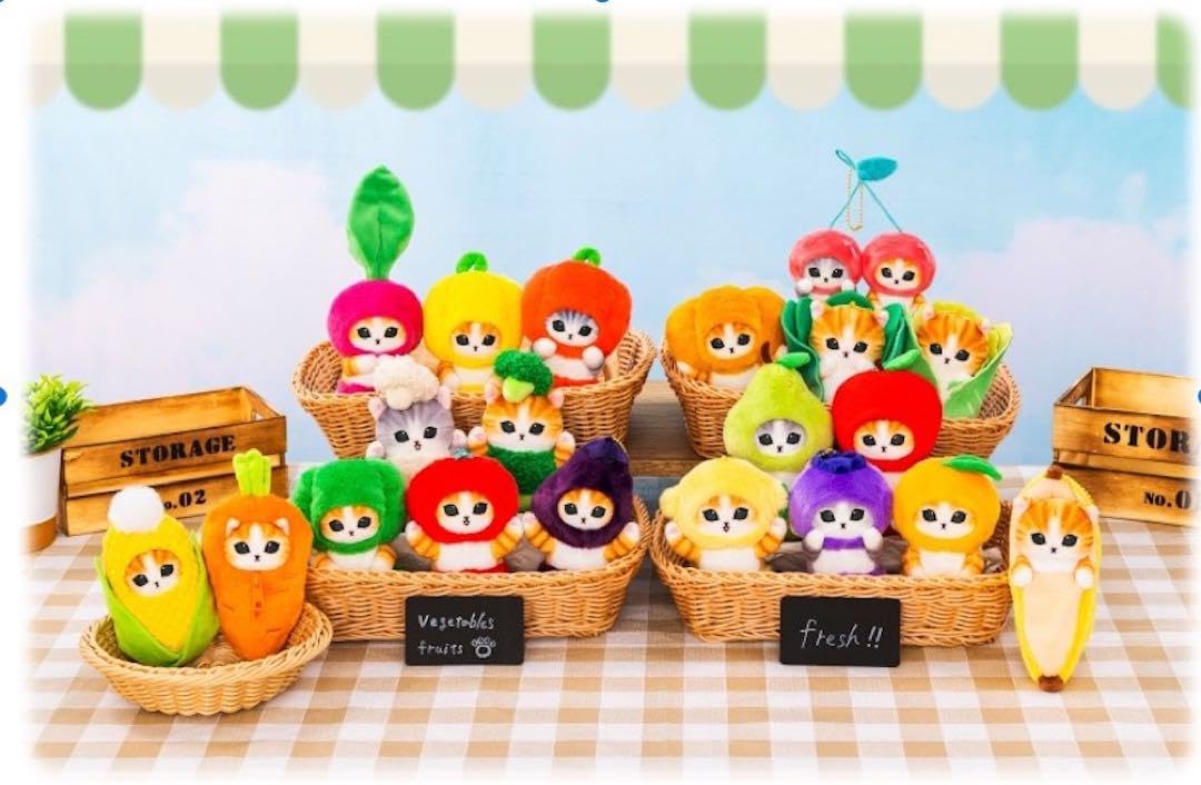 Amazon.co.jp: 顔厳選mofusand もふもふマルシェ とれたてにゃん 