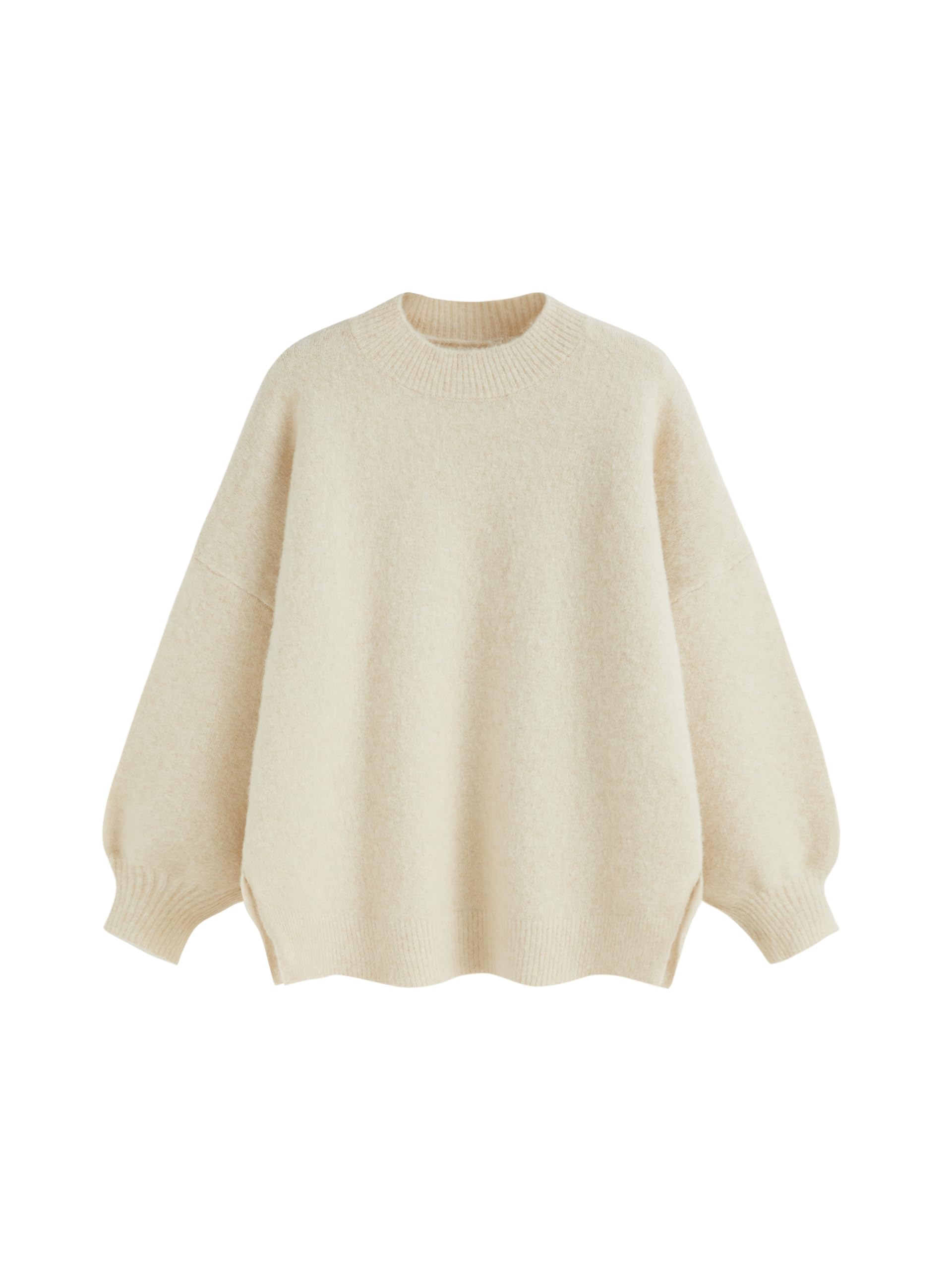 CIDER Womens Wool Blend Oversized Knit Sweater Pullover Crew Neck Casual Cozy Sweaters Trendy
