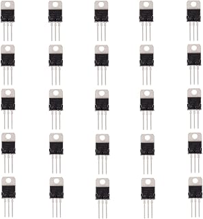 BOJACK L7805CV 5V 1.5A Voltage Regulator IC TO-220 Pack of 25 - Reliable Positive Linear Regulators for Stable Power