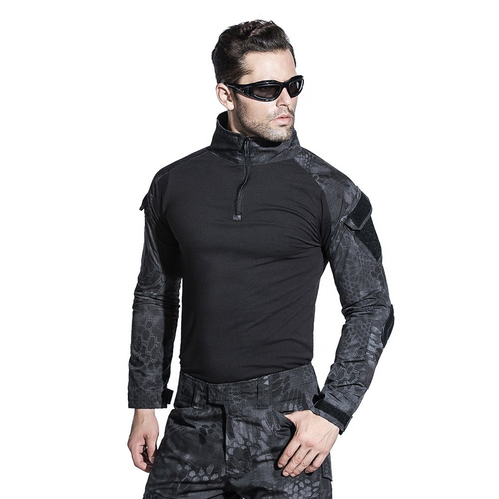 SINAIRSOFT Tactical Pants Shirt with Knee Pads Army Airsoft Combat BDU Pants Shirt — view 9