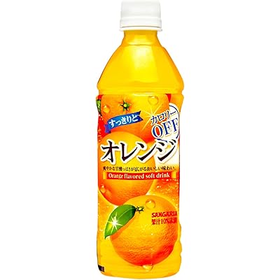 サンガリア すっきりとオレンジ 500ml×24本