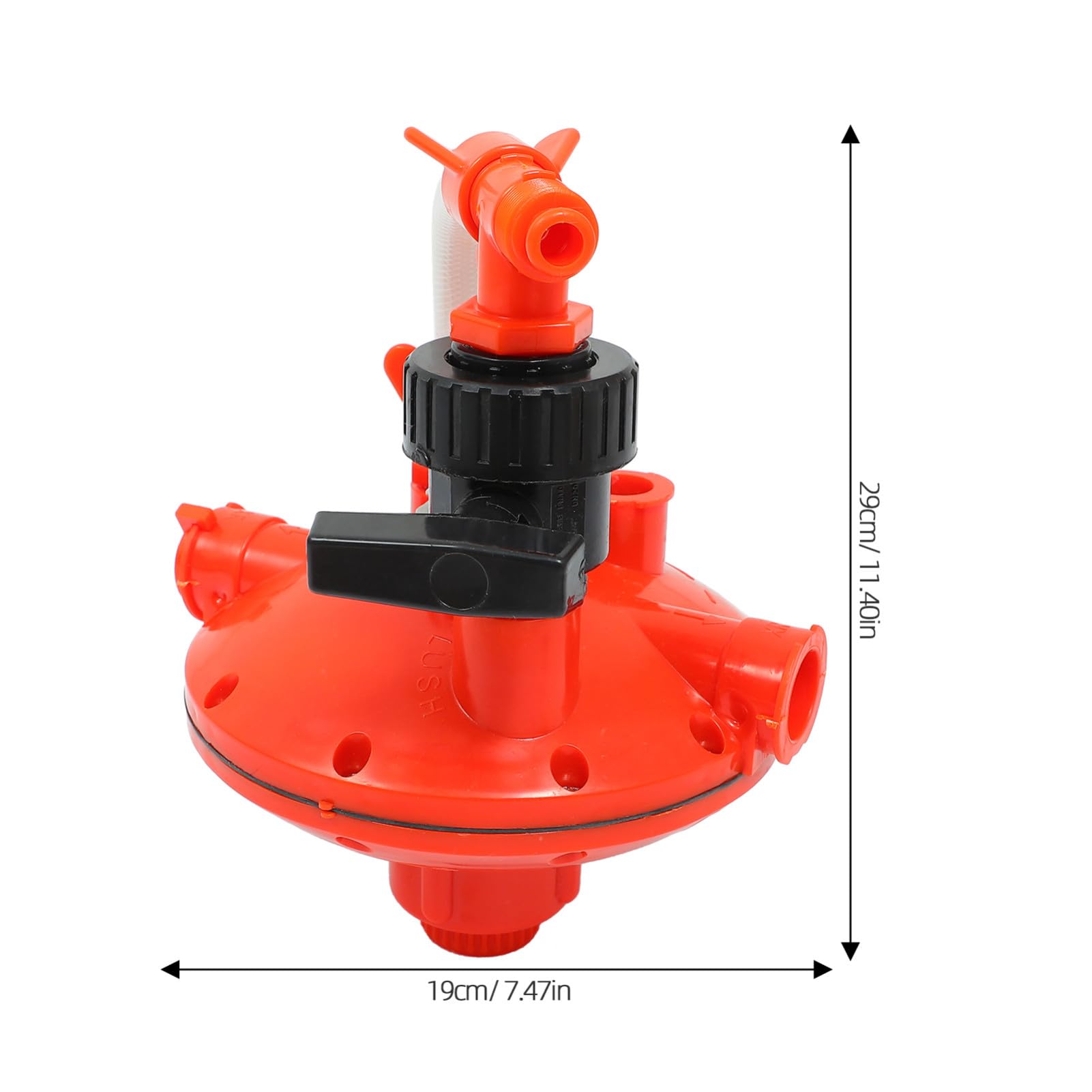 1 Pc Regulador Suministros para Pollitos Fuente para Beber Almacenamiento De Ropa Fuente De Agua para Pollos Decoración del Hogar De Halloween El Plastico Rojo Parrilla Codorniz