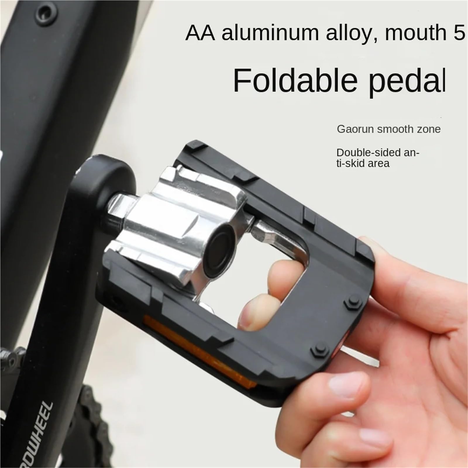 Pedały rowerowe 2-4 pary przenośnych pedałów rowerowych ze stopu aluminium antypoślizgowe składane pedały rowerowe