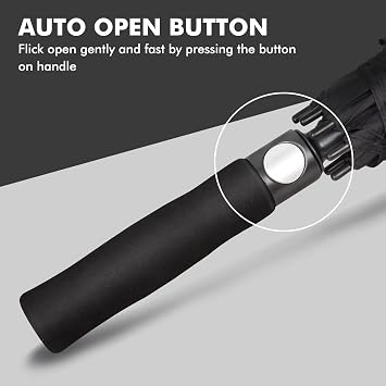 NINEMAX Large Golf Umbrella Windproof Strong 54/62/68 Inch,Extra Big Golf Umbrellas Automatic Open Double Canopy for Gents Women