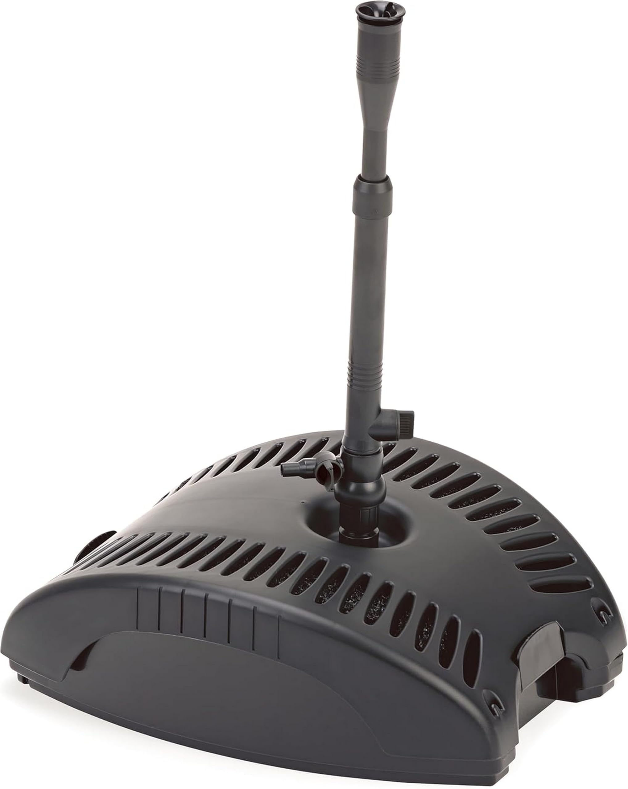 Pontec 57119 PonDuett 5000 - kompakter Unterwasserfilter mit integrierter Wasserspielpumpe / Teichfilter / Brunnenpumpe, Schwarz