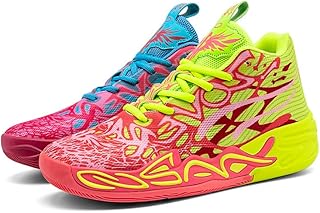 [FKHK] バスケットシューズ メンズ レディース バッシュ ハイカット スニーカー ジュニア 中学生 バスケットボールシューズ 人気 運動靴 軽量 滑り止め 幅広 通気性 クッション性 おしゃれ カジュアル ユニセックス かっこいい