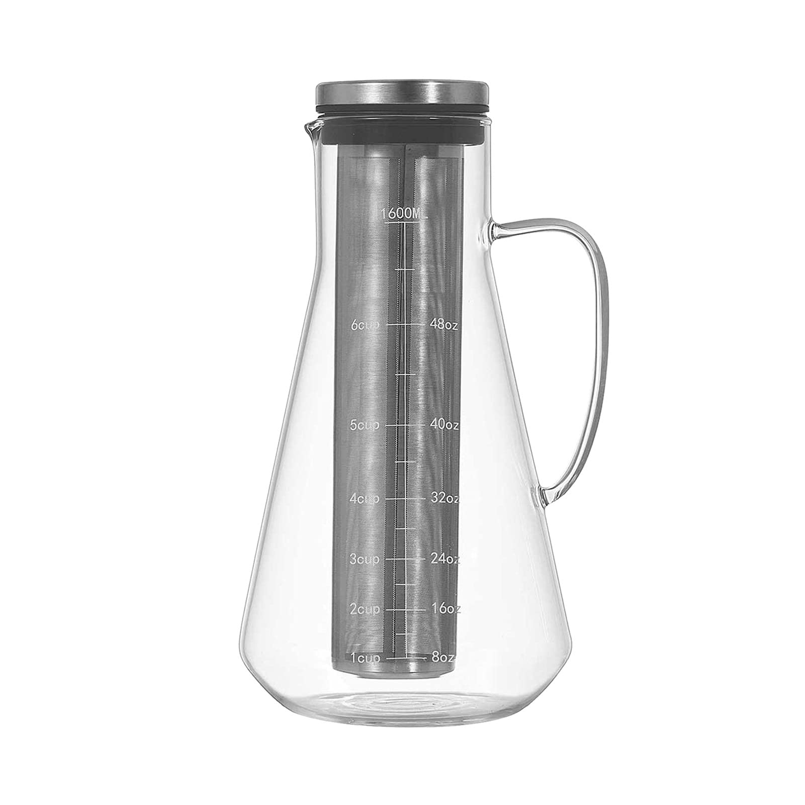 QINGGANGLING999 Kaffeekannen Kaffeekanne 1.6L Kaffeemaschine Wasserkocher Kaffeebrauer Kaffee Tee Zubehör für Home Kitchen Bar Hotel Restaurant Perfekt Für Kaffee Liebhaber Teekannen