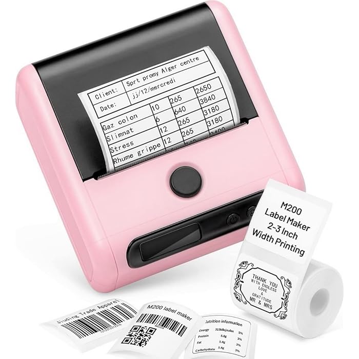 Buy Label Printer Phomemo M200 Label Printer Machine with Tape, 2022