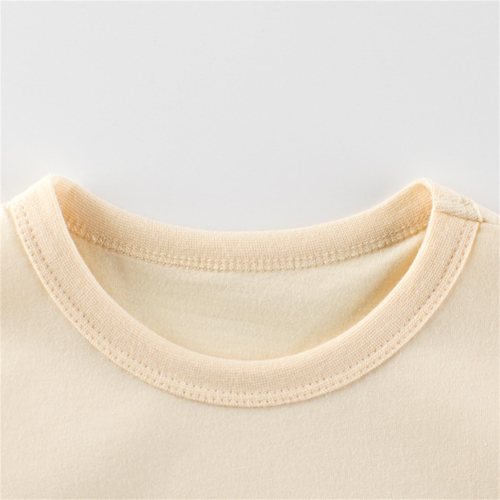 Toddler Baby Girls Short Sleeve T-Shirts Graphic Crewneck Tees Tops Summer Clothes for Girls 2-8 Years (Beige,90/18-24 M,Unisex,Big Kid,US,Age,18 Months,24 Months)